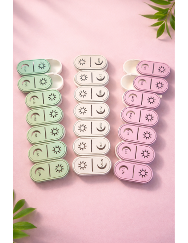 Weekly Pill Box 7 Days – Morning & Evening