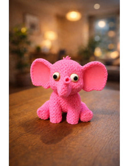 Cute Elephant Figurine 7.5cm