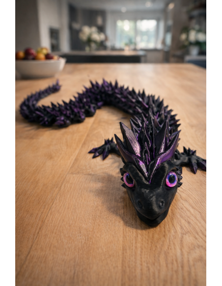 Flexible Kite 45cm – Black and Purple Flexible Kite