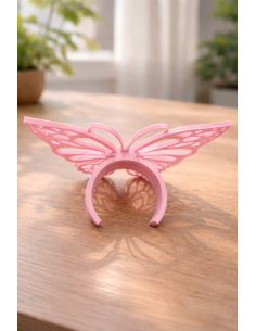 Butterfly Curtain Holder – Pink Decorative Curtain Clip 2