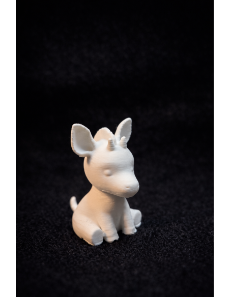 Mal-Selv Æsel Figur 4-6cm – Hvid DIY Dekoration