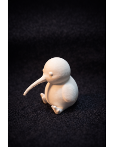 Mal-Selv Kiwi Fugl Figur 4-6cm – Hvid DIY Dekoration