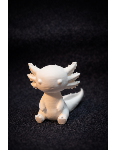 Mal-Selv Axolotl Figur 4-6cm – Hvid DIY Dekoration