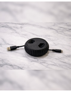 USB Kabel Opruller – Kompakt Kabelholder