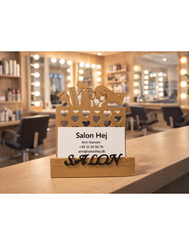 Frisør Business kort Holder