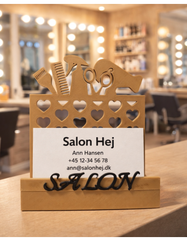 Salon Business Card Holder