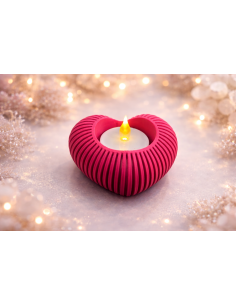 Tea Light Holder Heart (incl. LED tea light) 2