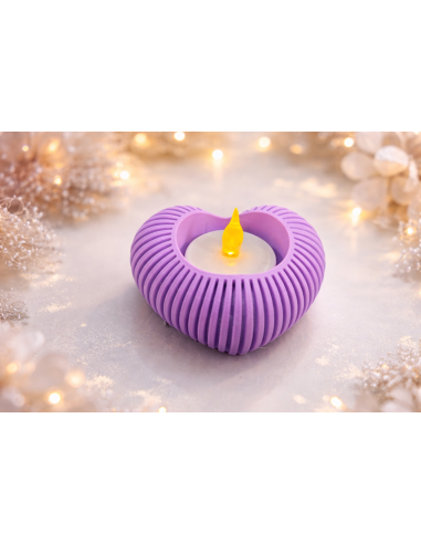 Tea Light Holder Heart (incl. LED tea light)