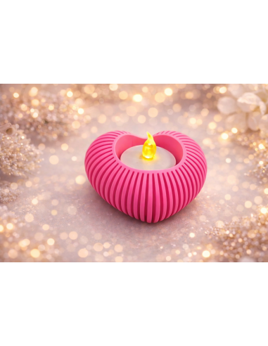 Tea Light Holder Heart (incl. LED tea light)