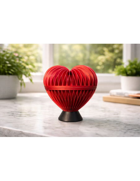 Heart-shaped storage box