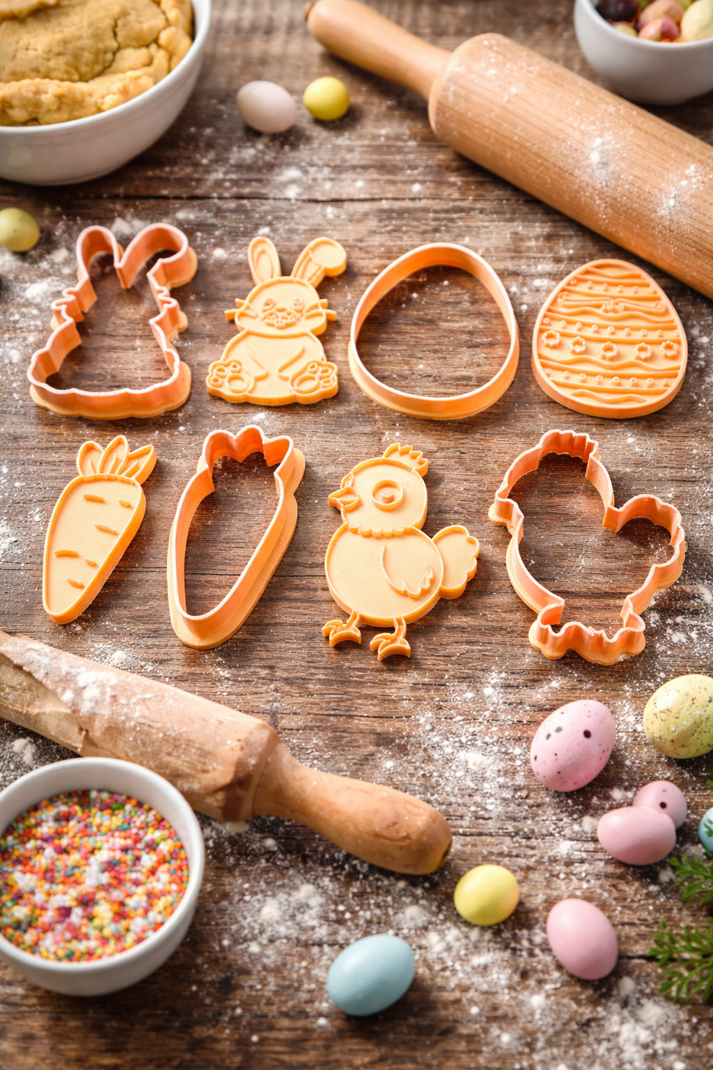 4-pak Kageudstikkere med Trykplade – Påske_23.jpg