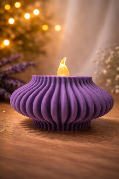 Fyrfadslys Holder 8cm (inkl. LED fyrfadslys)_65.jpg