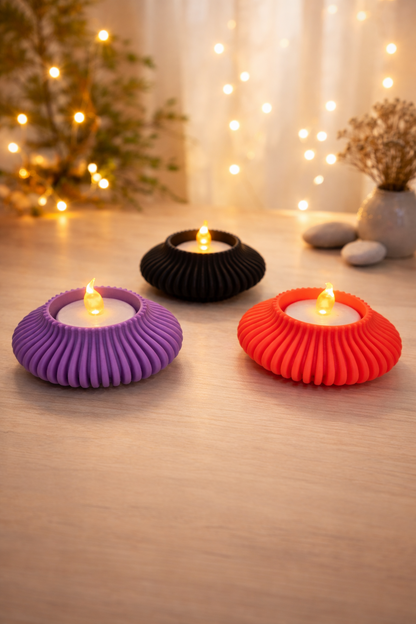 Fyrfadslys Holder 8cm (inkl. LED fyrfadslys)_67.jpg