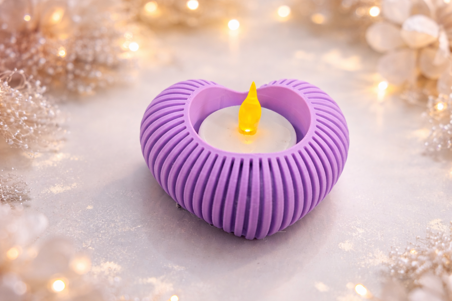 Fyrfadslys Holder Hjerte (inkl. LED fyrfadslys)_84.jpg