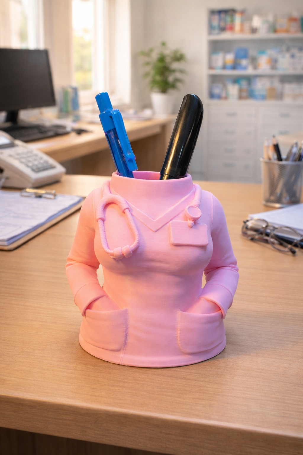 Sygeplejerske Penneholder – Lyserød Design_115.jpg